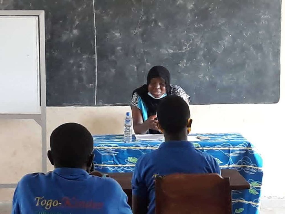 Séance d'orientation en classe